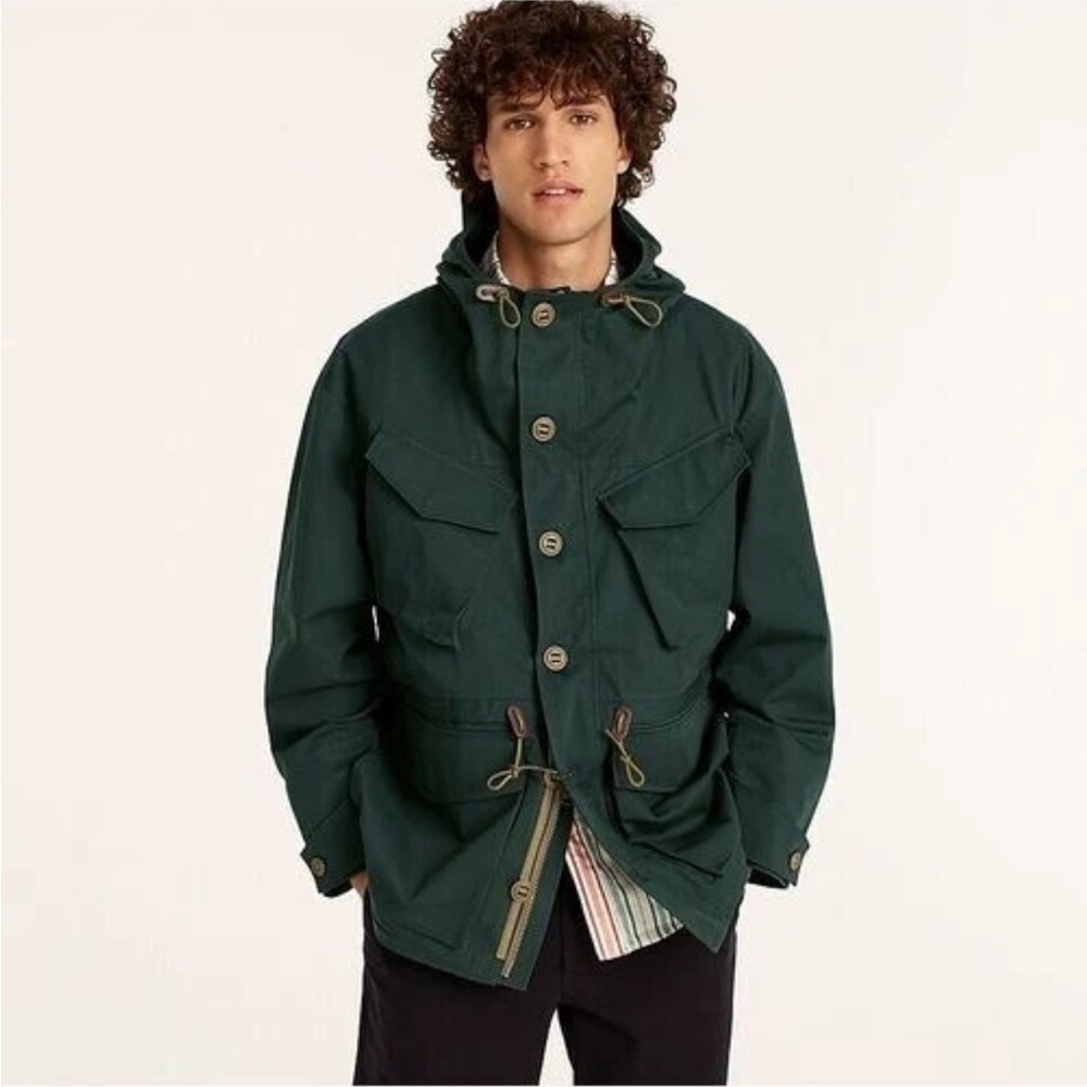 Men's J. Crew Nylon-Cotton Survey Parka